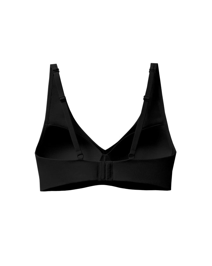 Women's Seamless V-Neck Comfort Bra – Wireless Molded Cups
